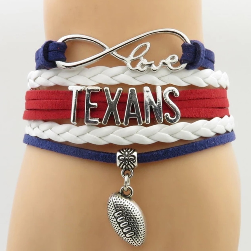 New Texans infinity bracelet